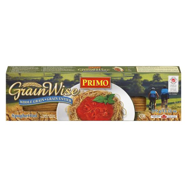 Primo Grainwise Pasta  Primo Whole Wheat Spaghettini  